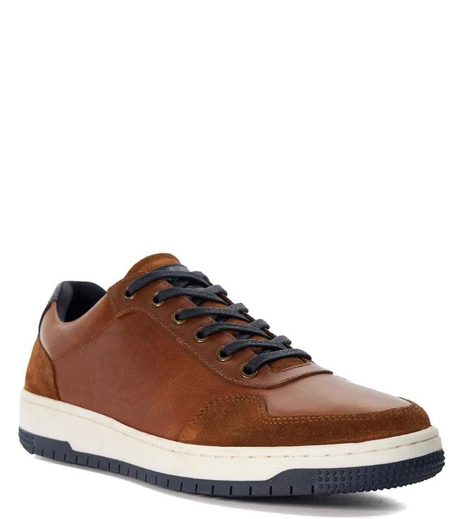 dune london men's torino tan sneakers