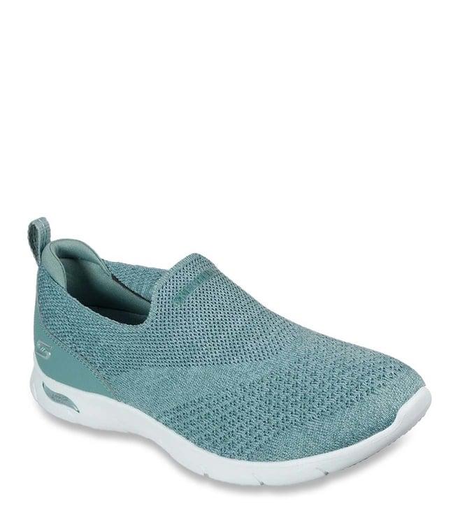 skechers women's arch fit refine - don't go sage sneakers