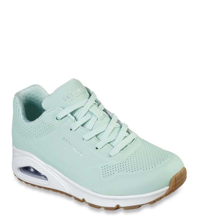 skechers women's uno - stand on air mint sneakers