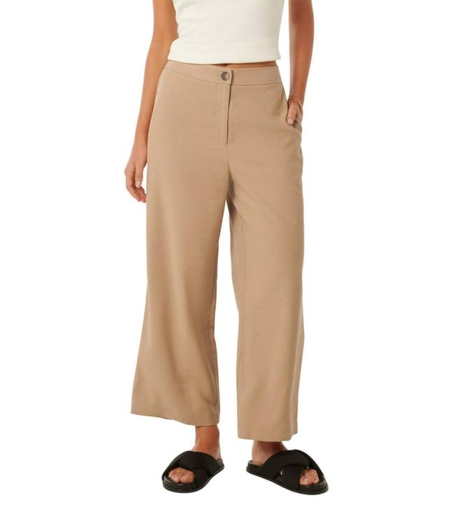 forever new dusty taupe cammi relaxed fit culottes