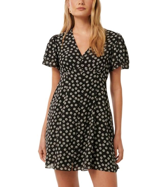 forever new carlton ditsy pria button through floral print regular fit dress