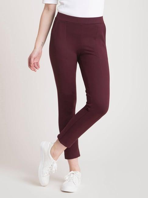 fablestreet women livin straight fit cropped pants