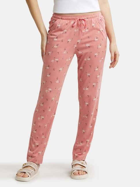 jockey pink printed pyjamas