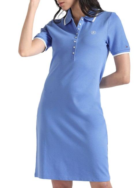 tommy hilfiger blue spell slim fit dress