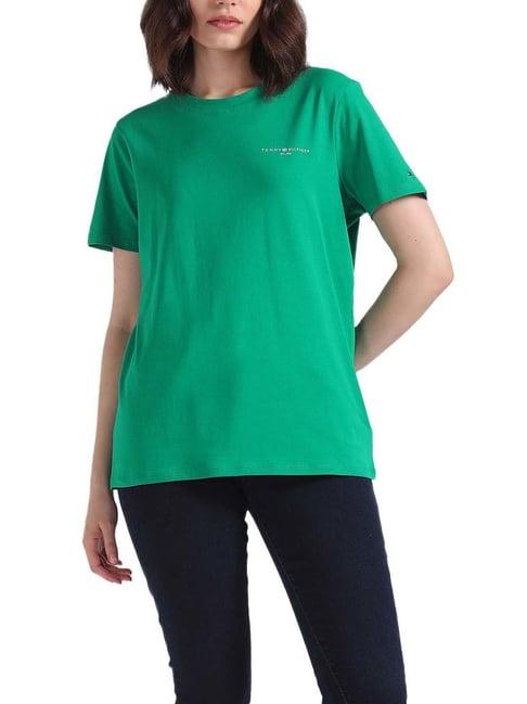 tommy hilfiger olympic green regular fit t-shirt