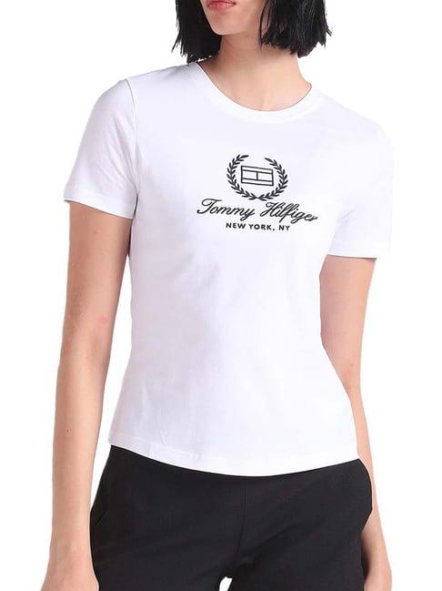 tommy hilfiger optic white slim fit t-shirt