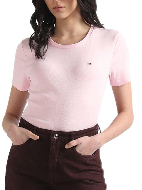 tommy hilfiger icy pink regular fit t-shirt