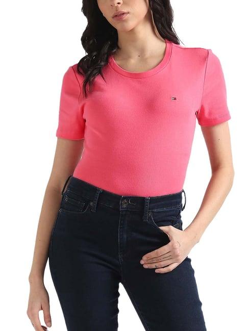 tommy hilfiger glamour pink regular fit t-shirt