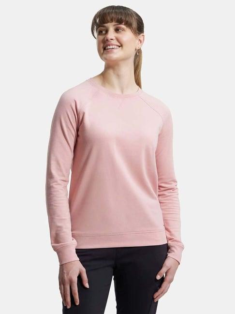 jockey pink cotton sweatshirt