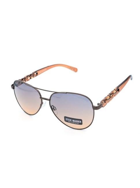 steve madden multi aviator uv protection sunglasses for women