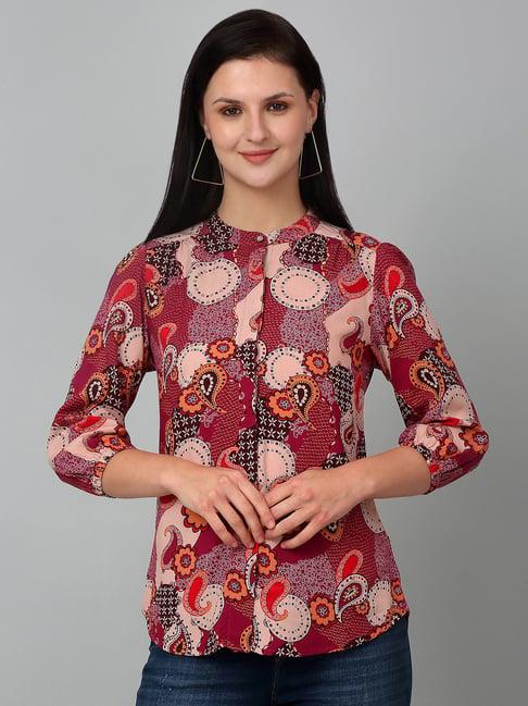 cantabil multicolor floral print tunic