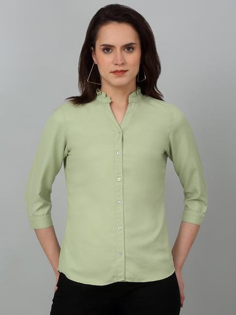 cantabil green regula fit top