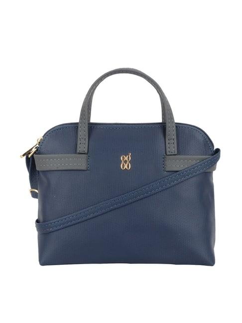 baggit blue large handbag