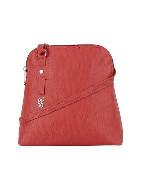 baggit red large handbag