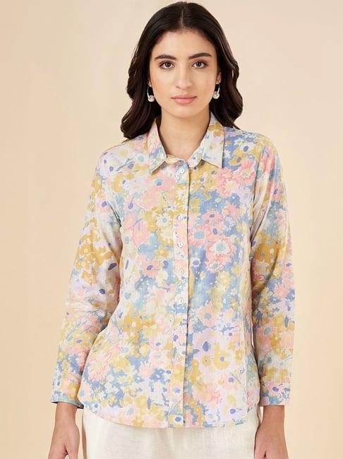 akkriti by pantaloons multicolored floral print shirt