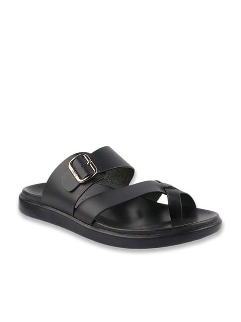 medifeet men's black toe ring sandals