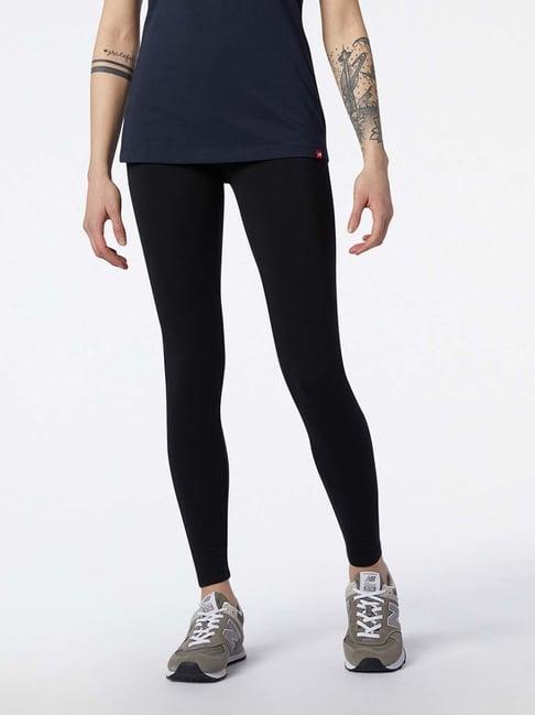 new balance black slim fit sports tights