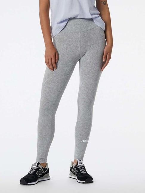 new balance grey printed sports tights