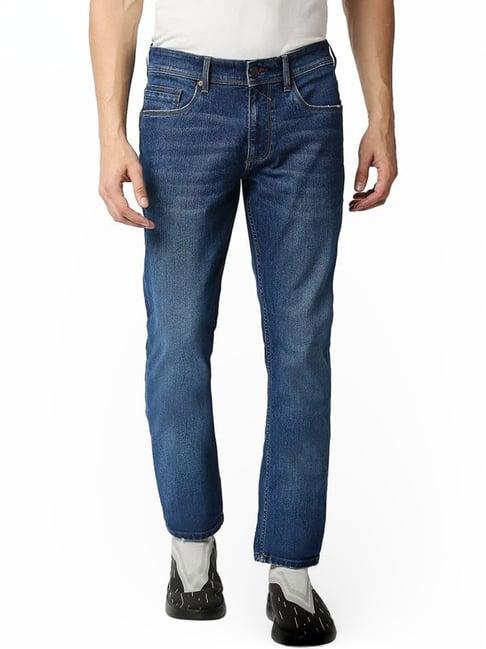 basics blue skinny fit jeans