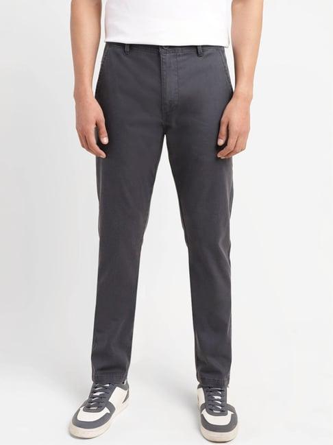 levi's 512 grey slim fit trousers