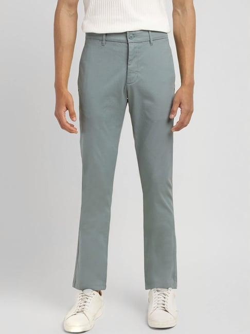 levi's 511 green slim fit trousers