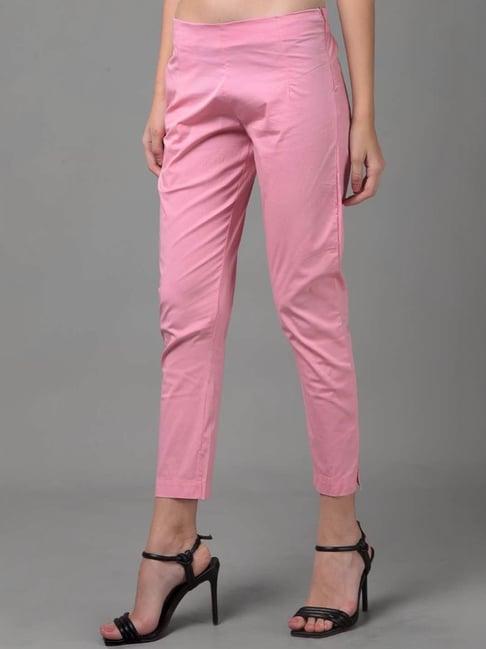 dollar missy pink cotton pants