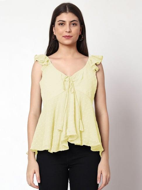 prettify yellow self design top