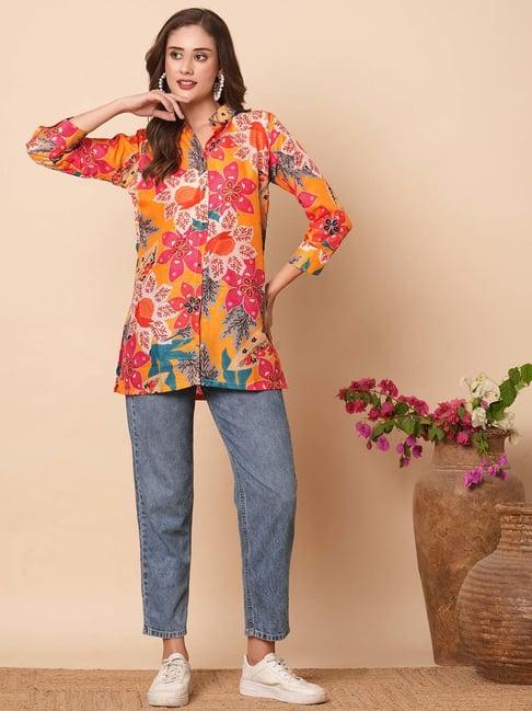 fashor multicolor printed shirt