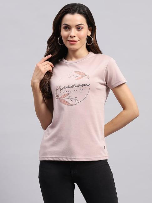 monte carlo pink embellished t-shirt