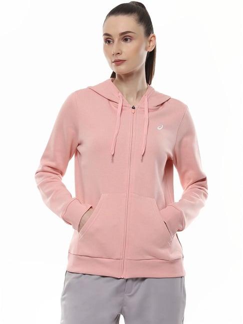 asics peach regular fit sports jacket