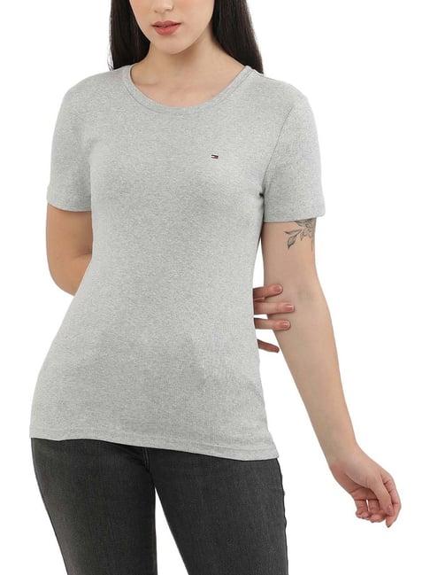 tommy hilfiger grey regular fit t-shirt