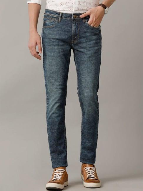 cavallo by linen club blue  skinny fit jeans