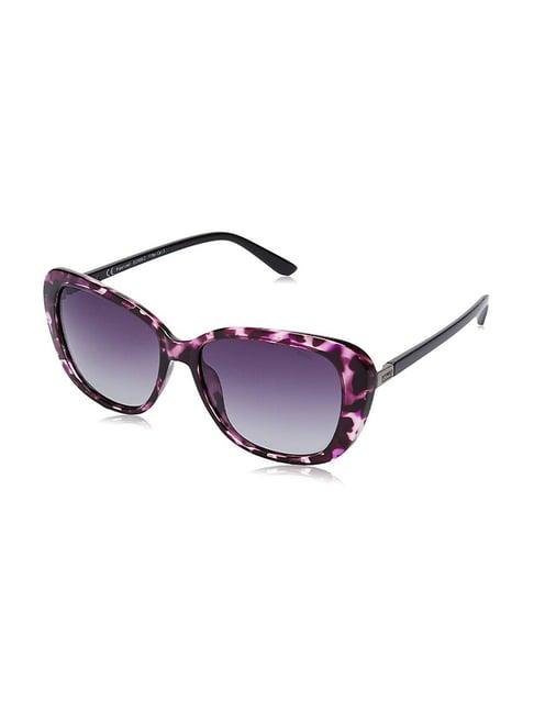 invu grey cat eye uv protection sunglasses for women