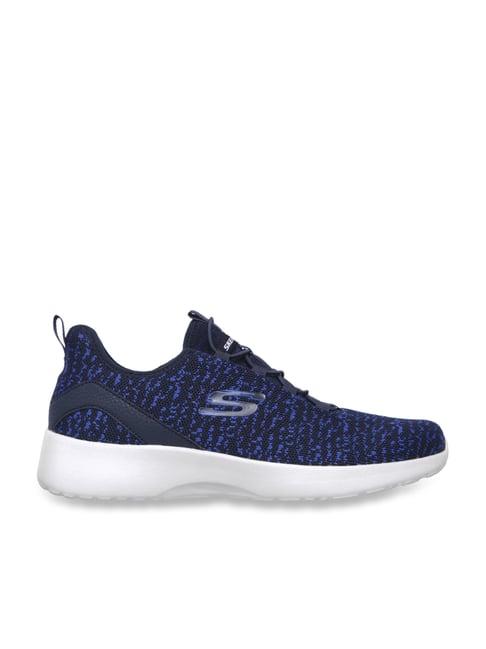 skechers men's dynamight - pincay navy casual sneakers