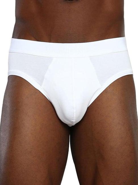 calvin klein whie regular fit briefs