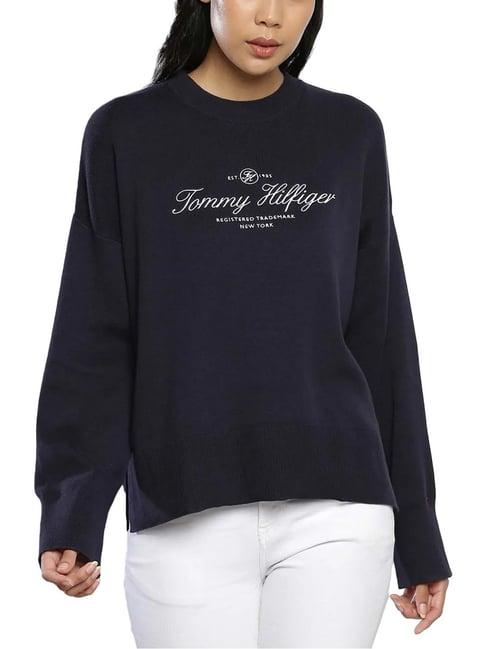 tommy hilfiger desert sky embroidery regular sweater