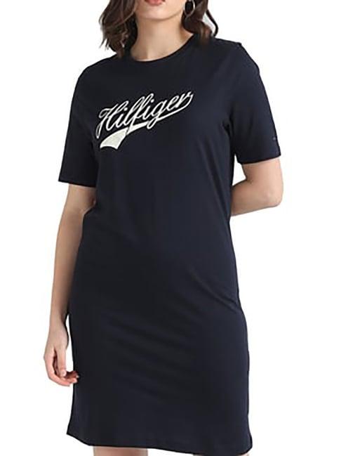 tommy hilfiger desert sky logo regular fit dress