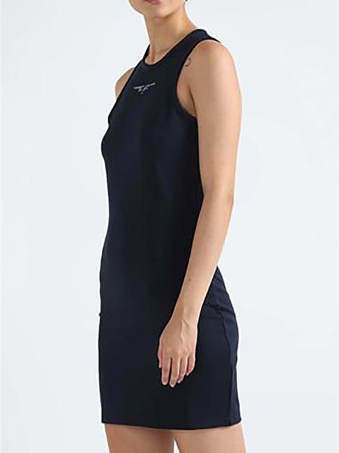 tommy hilfiger dark night navy solid curves dresses