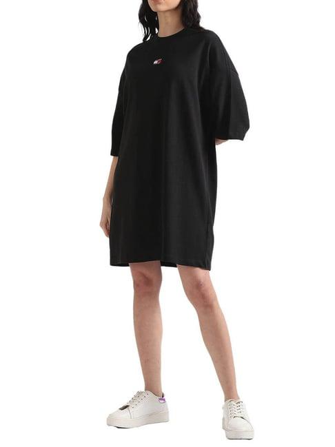 tommy hilfiger black regular fit dress