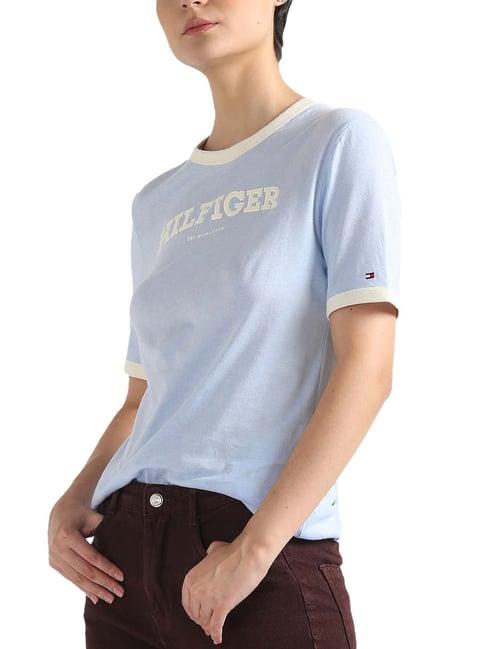 tommy hilfiger breezy blue logo regular fit t-shirt