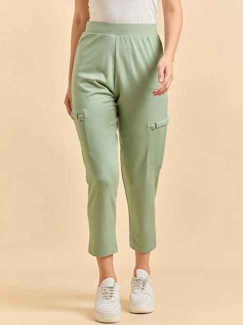 sweet dreams green mid rise pants