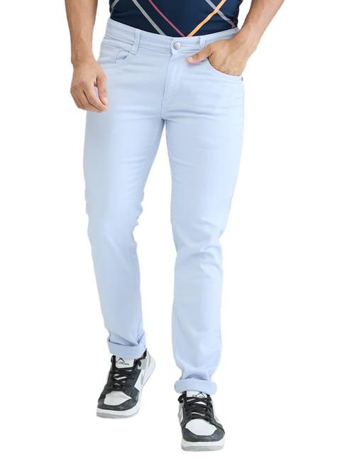 park avenue blue super slim fit jeans