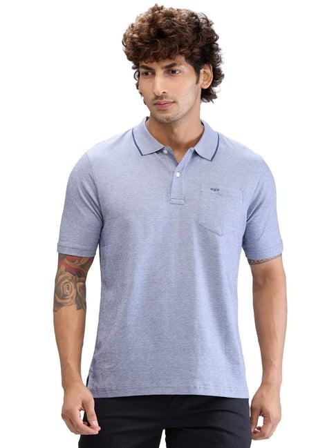 colorplus blue comfort fit polo t-shirt