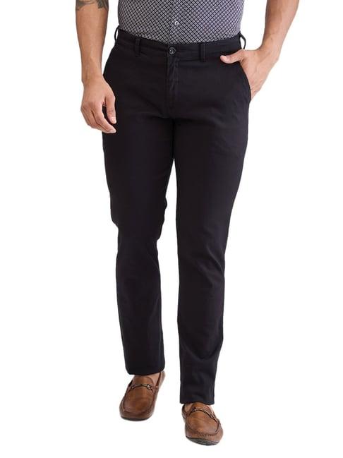 colorplus black super slim fit trousers