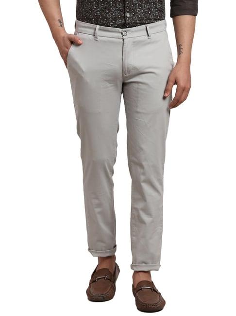 parx grey super slim fit chinos