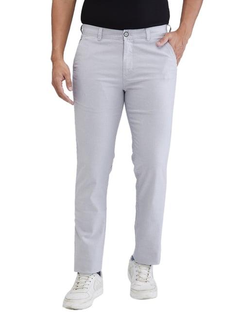 parx grey slim fit trousers