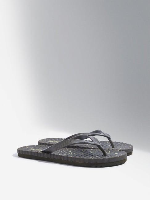 soleplay by westside olive speckle textured flip-flop