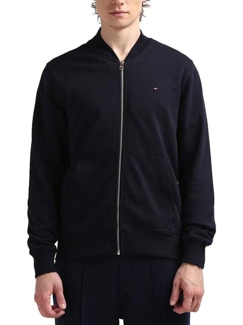 tommy hilfiger navy regular fit bomber jacket