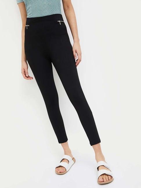 ginger by lifestyle black high rise pants