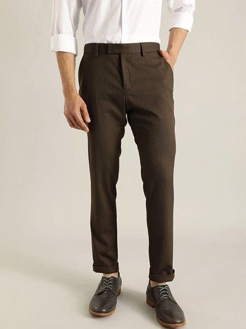 indian terrain tan tapered fit chinos